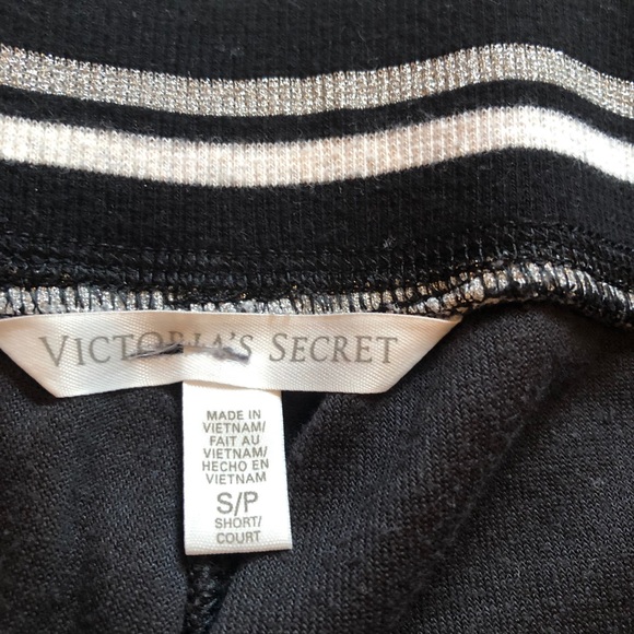 Victoria’s Secret  small short velour black pants - Picture 2 of 3